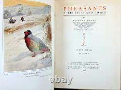 SIGNED Pheasants Their Lives and Homes 1926 William Beebe Limited 1st Edition