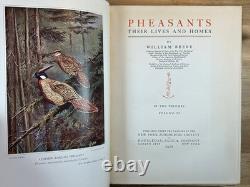 SIGNED Pheasants Their Lives and Homes 1926 William Beebe Limited 1st Edition