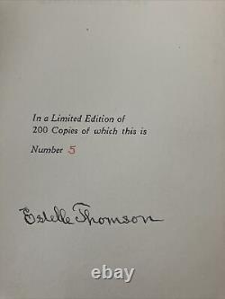 SIGNED! The Pumpkin Shell 1928 Limited Edition by Estelle Thomson Rare