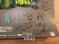 SIGNED by Cast Aliens Variant Print Bill Paxton Sigourney Weaver Limited COA Pic