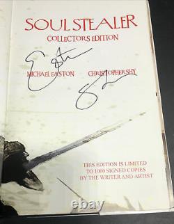SOUL STEALER Collectors Edition Blackwatch Comics Michael Easton Autographed HC