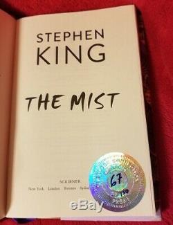 STEPHEN KING The Mist Limited #62 /150 Foil Stamped Artist Signed Chadbourne NEW