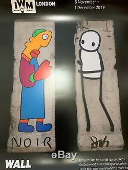STIK & THIERRY NOIR'Wall' poster-signed by both artists, limited edition of 100