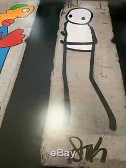 STIK & THIERRY NOIR'Wall' poster-signed by both artists, limited edition of 100