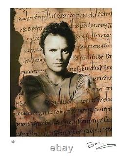 STING Hand-Signed Limited Edition Lithograph