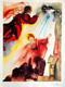 Salvador Dalì Lithograph, Angelo Gabriele, COA Signed Limited Edition