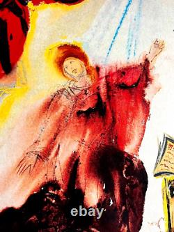 Salvador Dalì Lithograph, Angelo Gabriele, COA Signed Limited Edition
