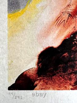 Salvador Dalì Lithograph, Angelo Gabriele, COA Signed Limited Edition