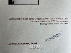 Salvador Dalì Lithograph, Angelo Gabriele, COA Signed Limited Edition