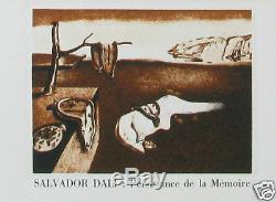 Salvador Dali Persistence Of Memory Lithograph Changes In Great Masterpieces Art