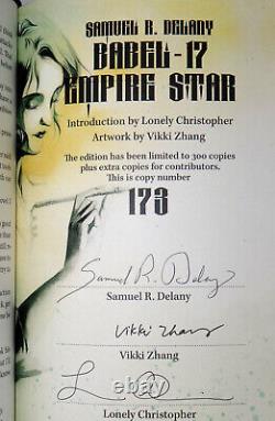 Samuel R Delany SIGNED Nova Babel-17/Empire Star Centipede Press Limited Edition