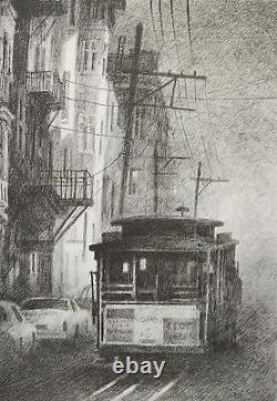 San Francisco Morning By John Kelly Pencil Signed Limited Edition