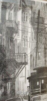 San Francisco Morning By John Kelly Pencil Signed Limited Edition