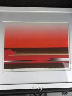 Sawada Tetsuro silkscreen print, limited edition, autographed, 1980, lithograph