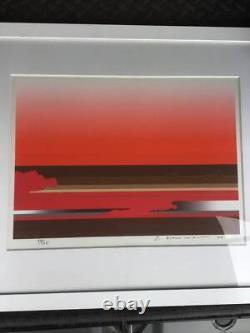 Sawada Tetsuro silkscreen print limited edition autographed 1980 lithograph