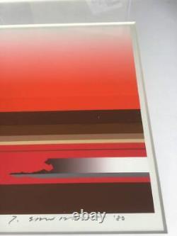 Sawada Tetsuro silkscreen print limited edition autographed 1980 lithograph