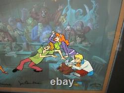 Scooby-doo Witless For The Prosecution Signed By Hanna+barbera Hand Paint Cel