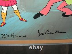 Scooby-doo Witless For The Prosecution Signed By Hanna+barbera Hand Paint Cel