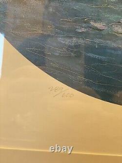 Seikichi Takara Autograph WaterLilies Lithograph COA. Signed. Limited Edition