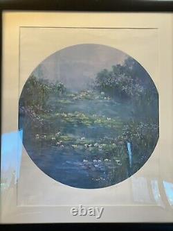 Seikichi Takara Autograph WaterLilies Lithograph COA. Signed. Limited Edition