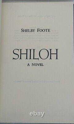 Shelby Foote Shiloh Signed Limited Edition Book