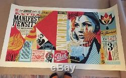 Shepard Fairey Damaged Wrong Path Mural large format signed limited edition /75