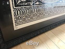 Shepard Fairey Obey Presidential Seal Limited Edition Signed Matching Pair 2007