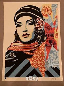 Shepard Fairey Signed Fire Sale Obey Giant Limited Edition Signed