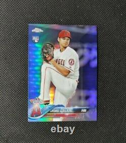 Shohei Ohtani Rc 2018 Topps Chrome Silver Refractor Angels Rookie #150