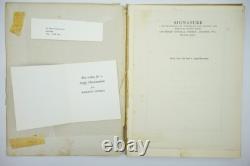 Signature November 1935. SIMON, Oliver, (Ed.) 1935 1st Edition SIGNED