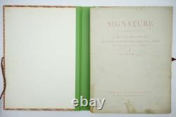 Signature November 1935. SIMON, Oliver, (Ed.) 1935 1st Edition SIGNED