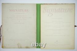 Signature November 1935. SIMON, Oliver, (Ed.) 1935 1st Edition SIGNED