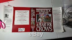 Signed 1st Rare Alternate Cover A Feast for Crows 4 by George R. R. Martin