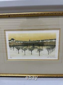 Signed A. Renoux Limited Edition Print Winter Scene (#77/125) art pictures