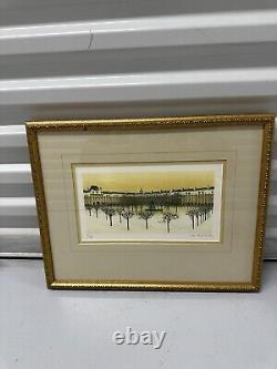 Signed A. Renoux Limited Edition Print Winter Scene (#77/125) art pictures
