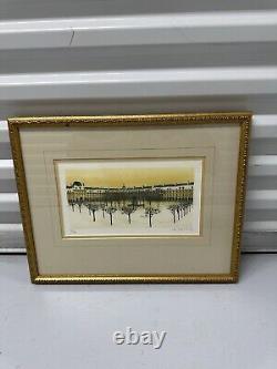 Signed A. Renoux Limited Edition Print Winter Scene (#77/125) art pictures