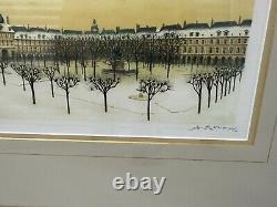 Signed A. Renoux Limited Edition Print Winter Scene (#77/125) art pictures
