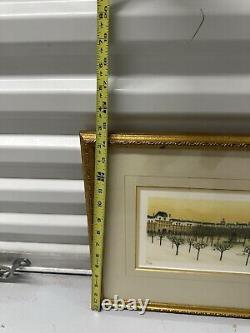 Signed A. Renoux Limited Edition Print Winter Scene (#77/125) art pictures
