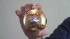 Signed Chipper Jones Limited Edition Gold Baseball Le Of 10 Champs Psa Itp U0026 Mlb Holo