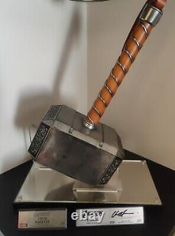 Signed EFX Thor Mjolnir 11 Limited Edition Hemsworth Marvel Avengers Rare