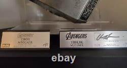 Signed EFX Thor Mjolnir 11 Limited Edition Hemsworth Marvel Avengers Rare