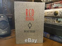 Signed Lettered State Subterranean Press Red Rising 1 by Pierce Brown