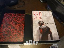 Signed Lettered State Subterranean Press Red Rising 1 by Pierce Brown