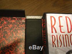 Signed Lettered State Subterranean Press Red Rising 1 by Pierce Brown