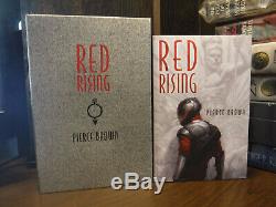 Signed Lettered State Subterranean Press Red Rising 1 by Pierce Brown