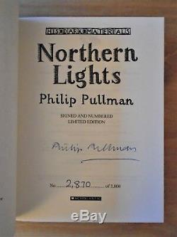 Signed Limited 1st Edition The Golden Compass. Northern Lights. First. Pullman