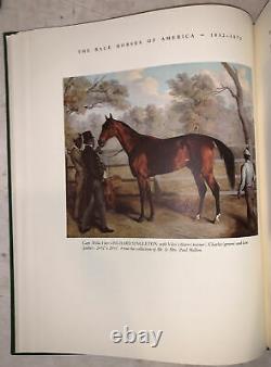 Signed Limited Ed, The Race Horses Of America 1832-1872 Edward Troye, Equestrian