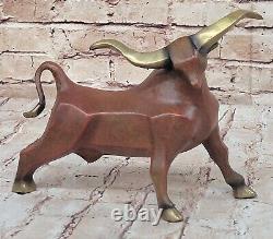 Signed Limited Edition Bronze Sculpture Modern Abstract Artwork to Picasso Decor