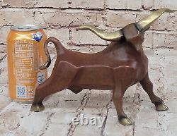 Signed Limited Edition Bronze Sculpture Modern Abstract Artwork to Picasso Decor