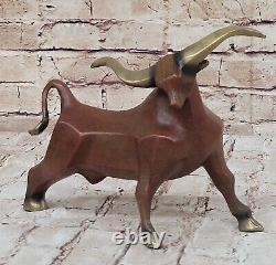 Signed Limited Edition Bronze Sculpture Modern Abstract Artwork to Picasso Decor